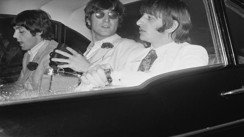 The Beatles' McCartney, Lennon, and Starr