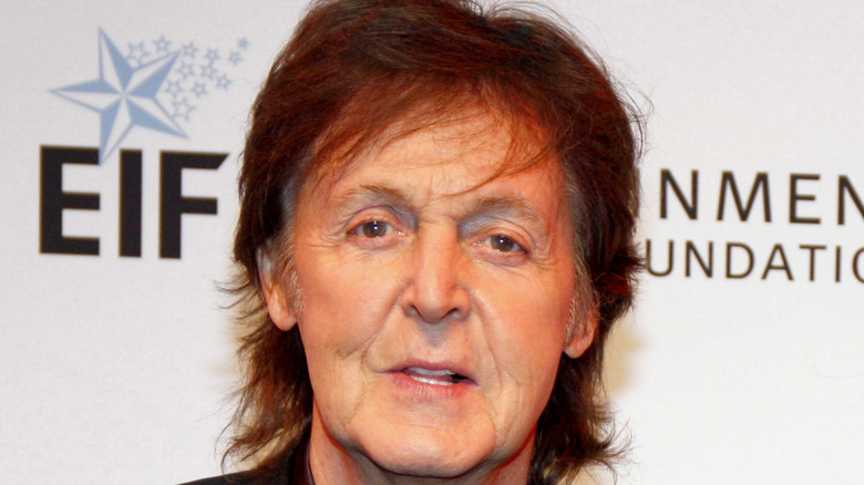 Paul McCartney smiling