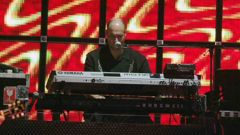 Paul "Wix" Wickens performing with Paul McCartney