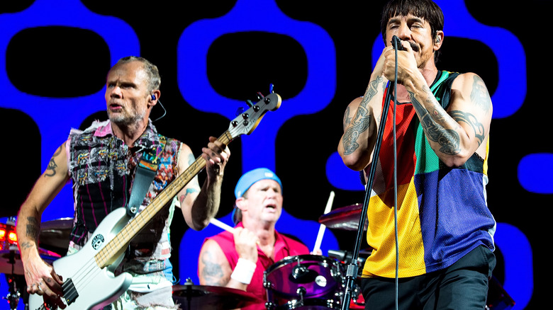 Red Hot Chili Peppers performing