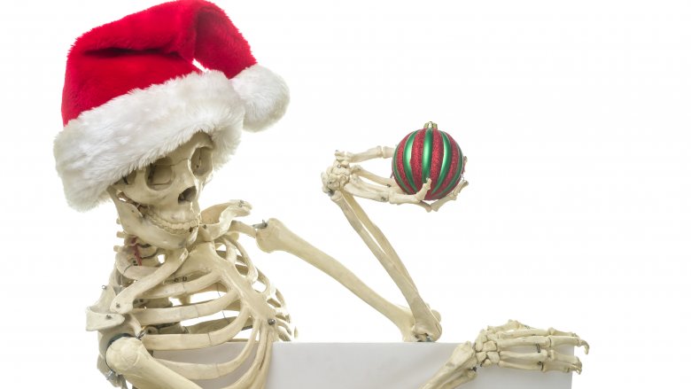 christmas skeleton