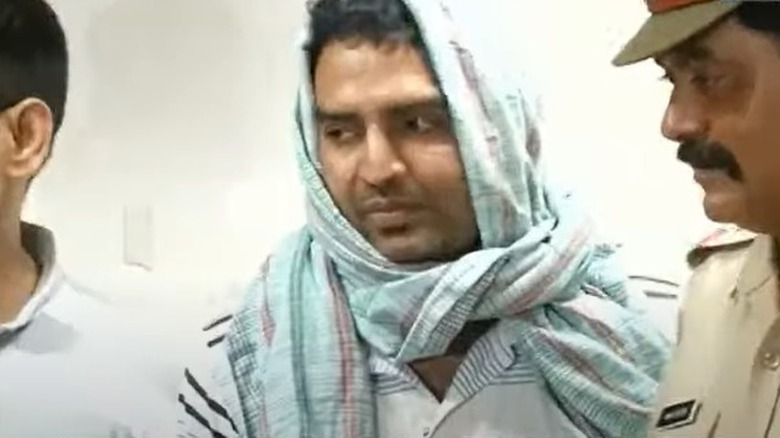Screenshot of Chandra Mohan Sharma's arrest