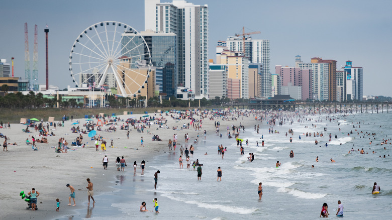 Beach scene Myrtle Beach