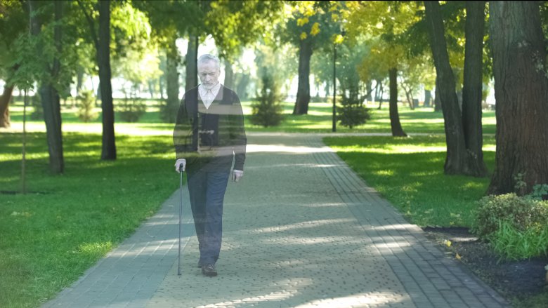 Disappearing man