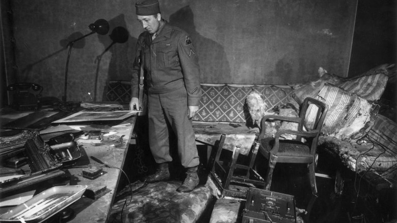 The bunker where Hitler killed himself