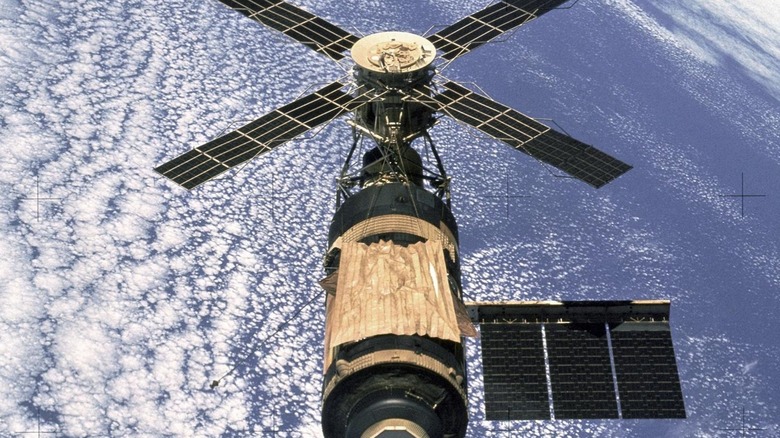 Skylab space station in orbit