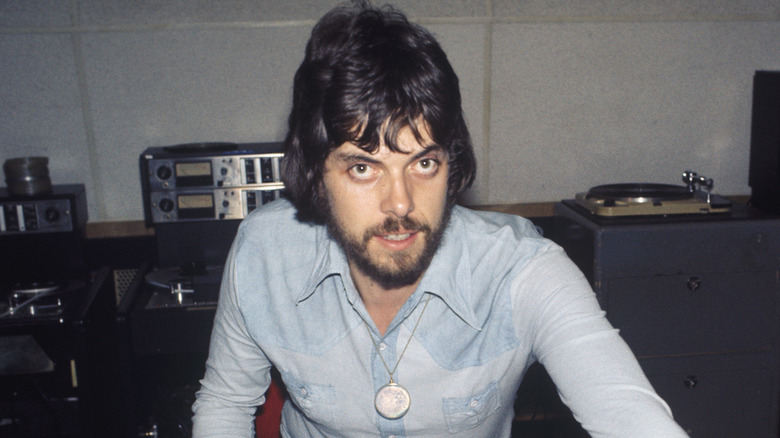 Alan Parsons in recording studio in 1970s