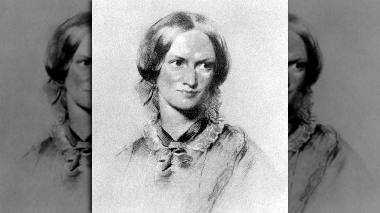 Pencil portrait of Charlotte Bronte