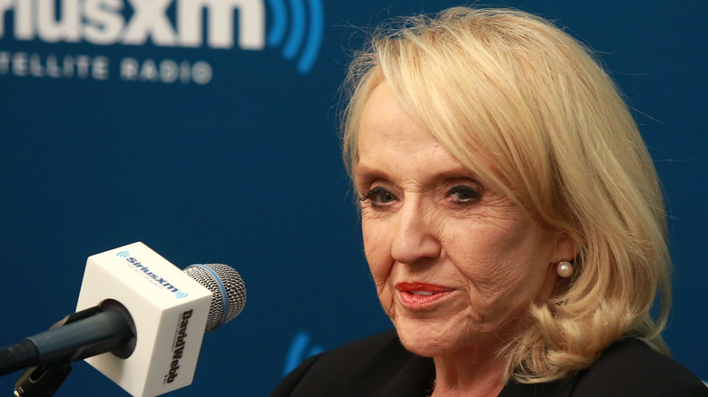 Governor Brewer during an interview