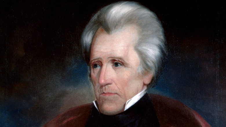 Andrew Jackson portrait looking serious