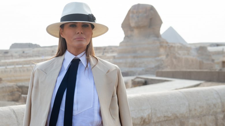 melania trump africa cairo