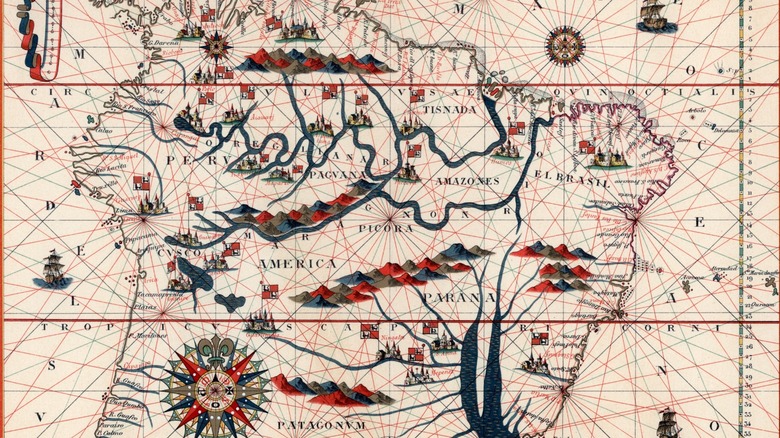 Map, Spanish Empire, 1582