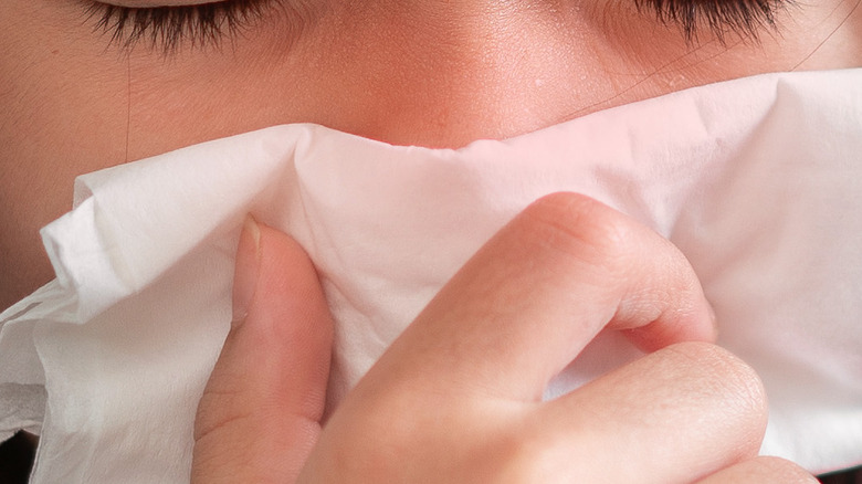 Cover your nose!