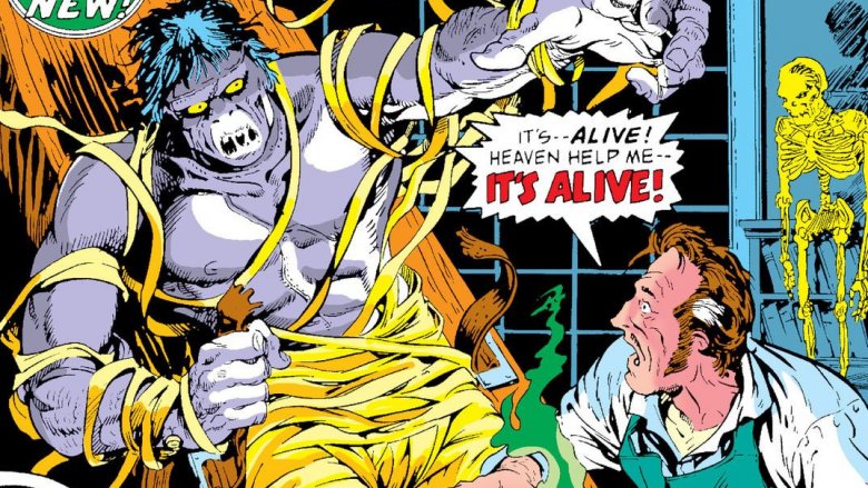 Frankenstein Marvel comic Shelley