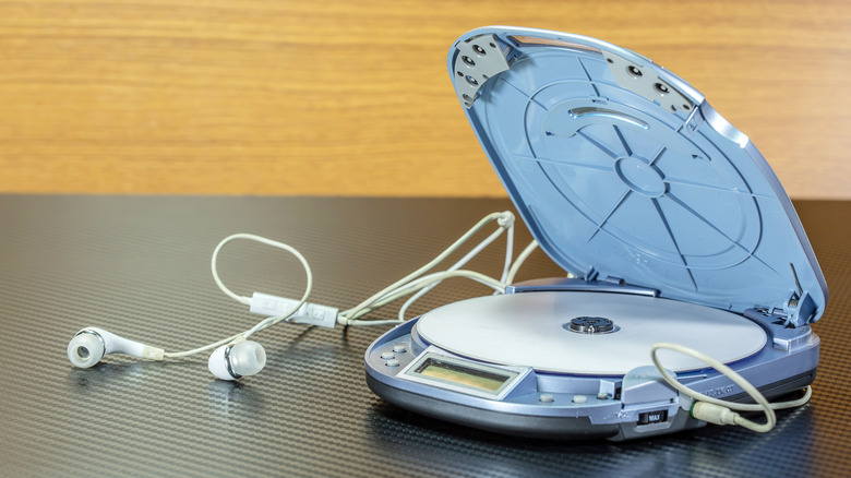 CD player with CD inside