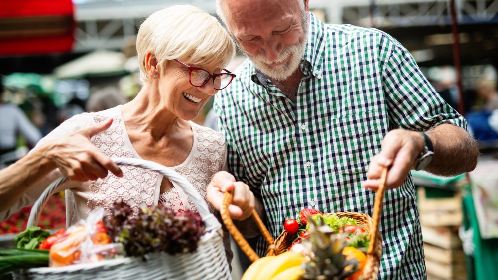 elderly couple