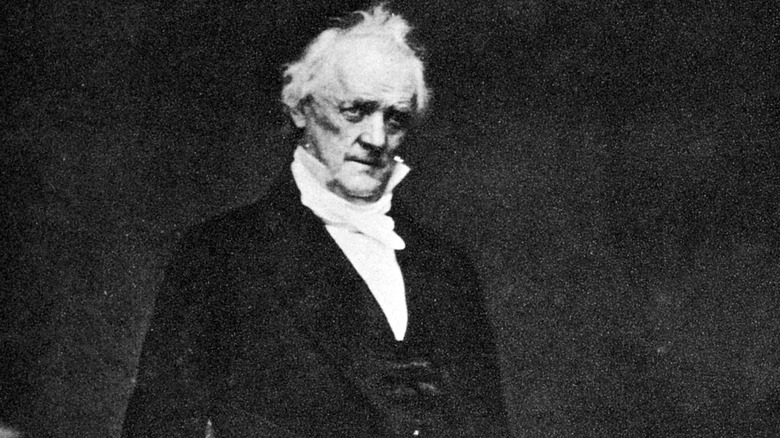 James Buchanan posing for a photo