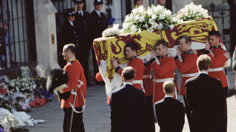 princess diana's coffin
