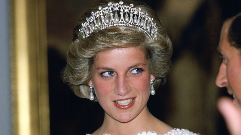 Princess Diana smiling 