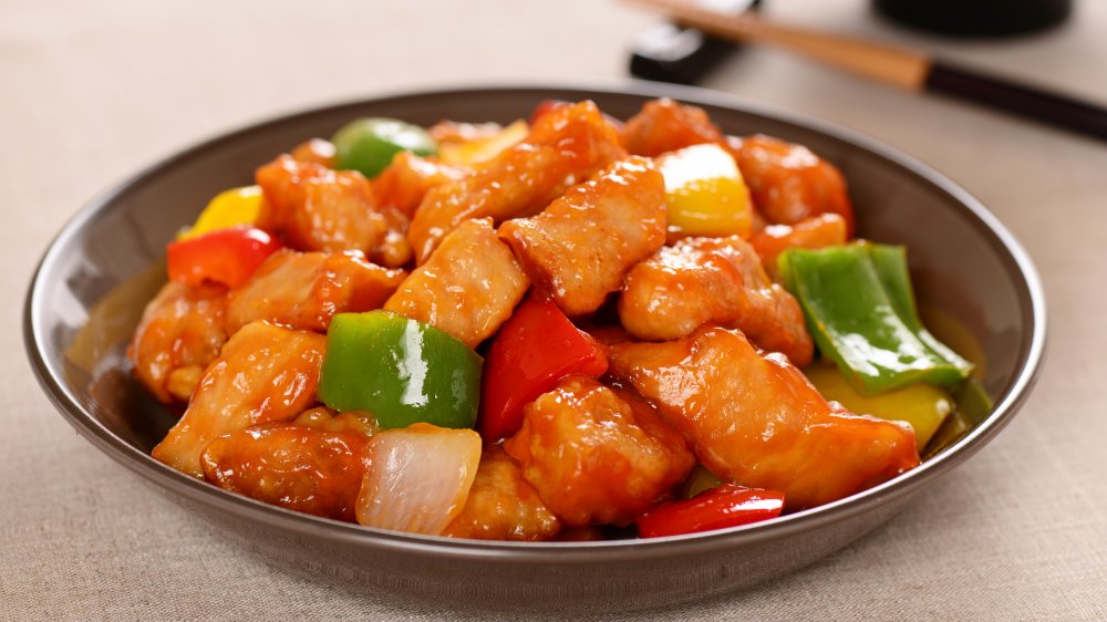 Sweet and sour pork, prison food