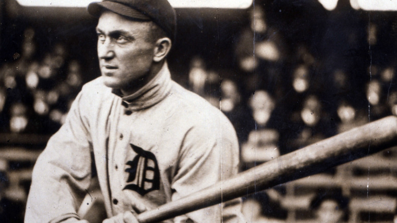 Ty Cobb at bat