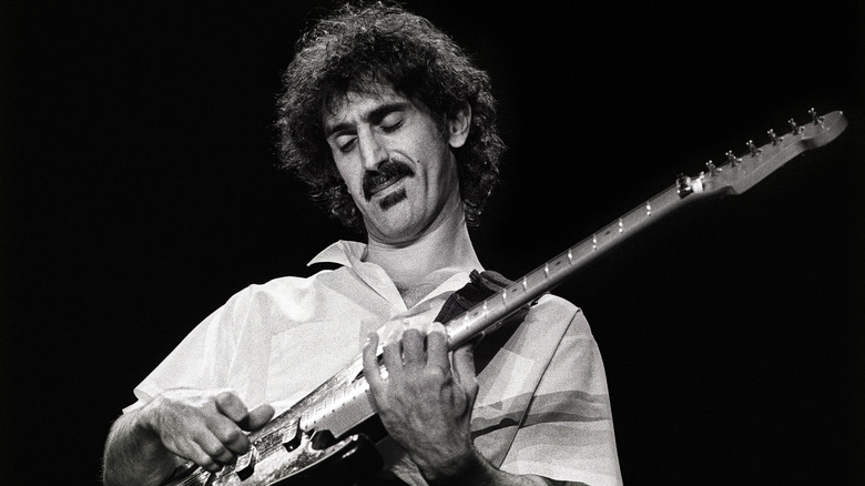 Frank Zappa playing guitar live