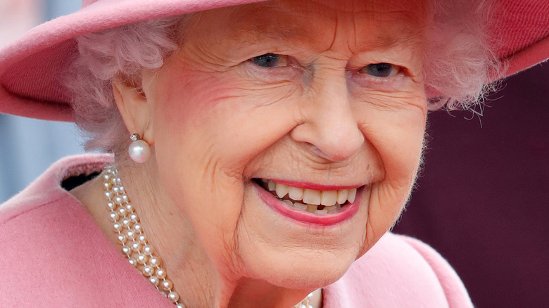 Queen Elizabeth II smiling 