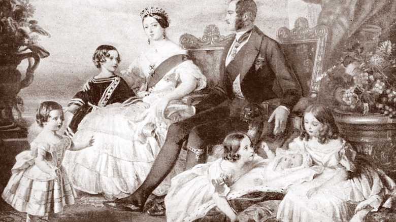 queen victoria albert and their children