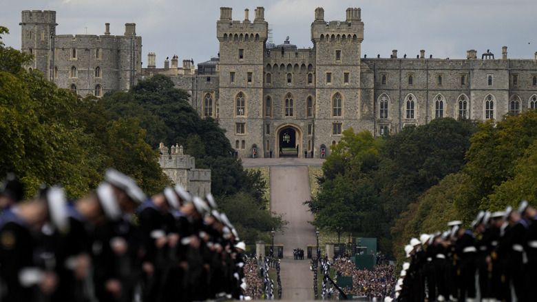 Funeral procession for the queen