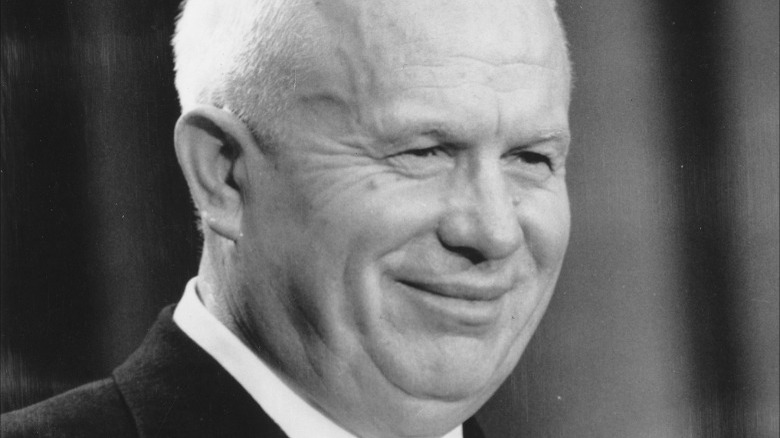 Nikita Khrushchev smiling