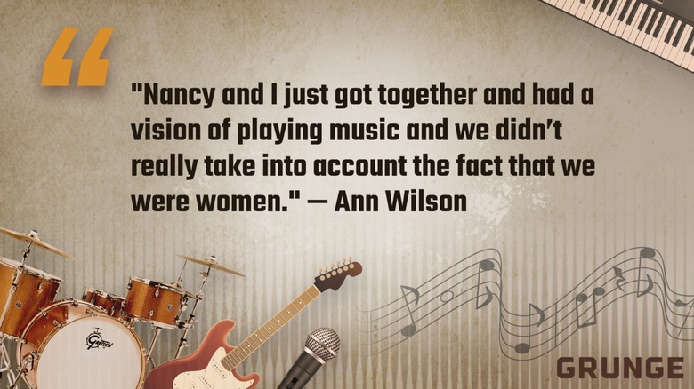 Ann Wilson playing flute