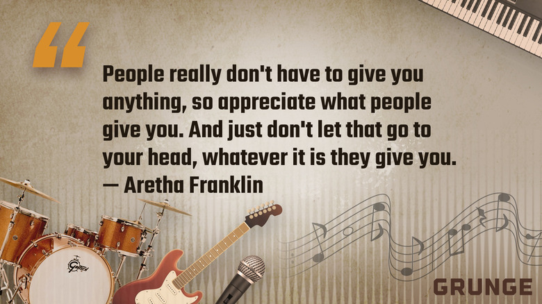 Aretha Franklin quote of the day