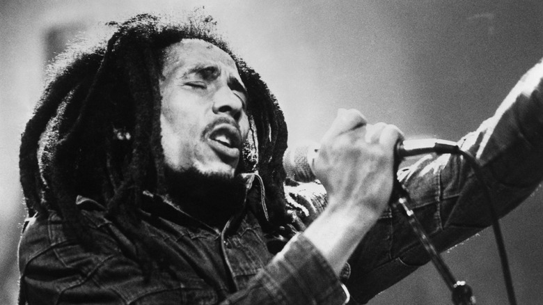 Bob Marley singing