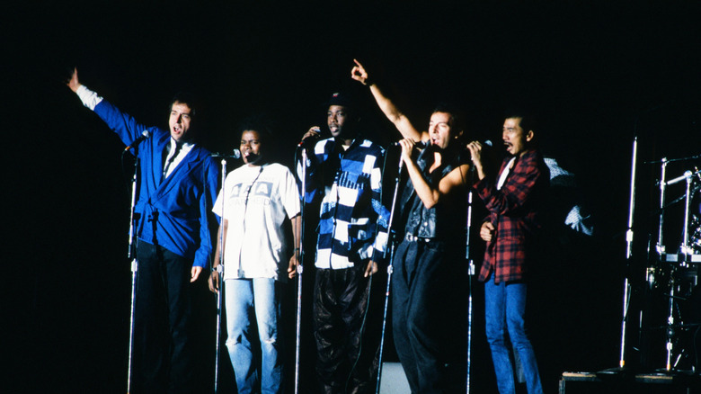 Bruce Springsteen and others on the Human Rights Now! tour
