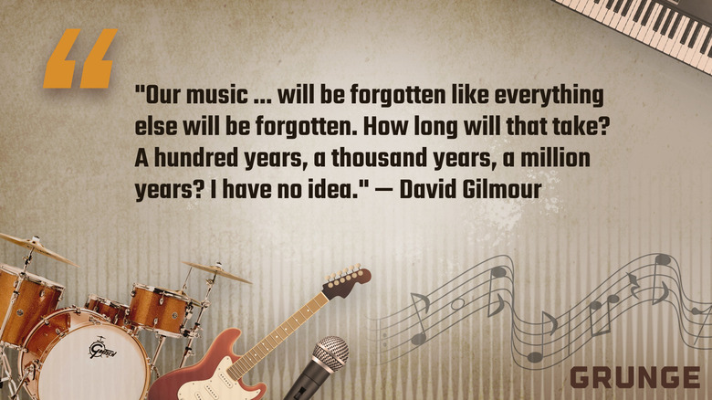 Quote of the day by David Gilmour