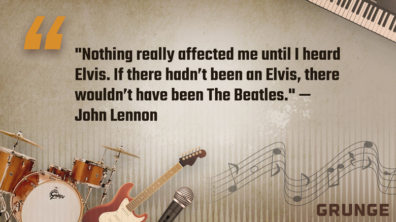 quote about Elvis Presley from John Lennon