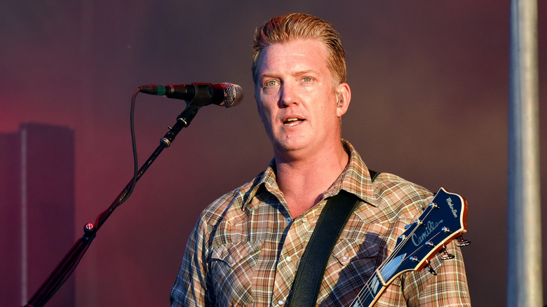 Josh Homme of Queens of the Stone Age performs during the 2025 SEMA Fest