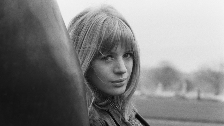 Marianne Faithfull smiling