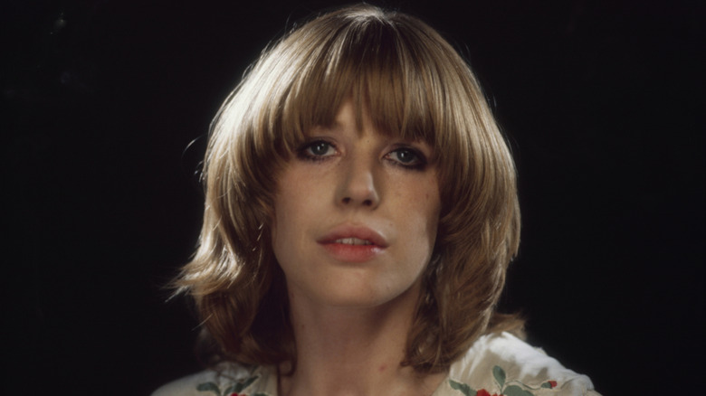 Marianne Faithfull smiling
