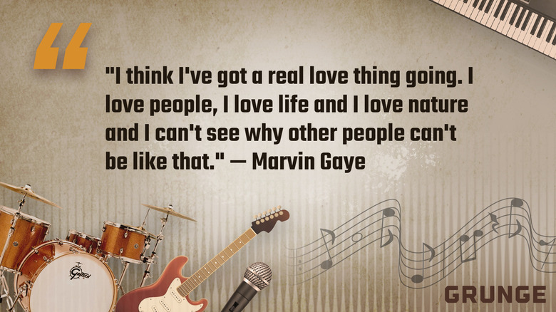 A customized image featuring a Marvin Gaye quote
