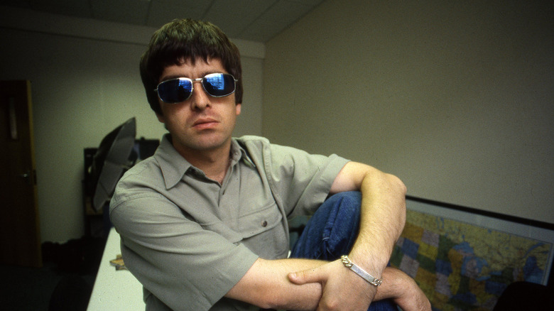 Noel Gallagher wearing sunglasses