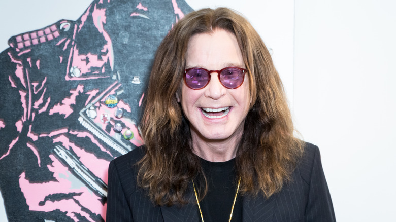 Ozzy Osbourne smiling