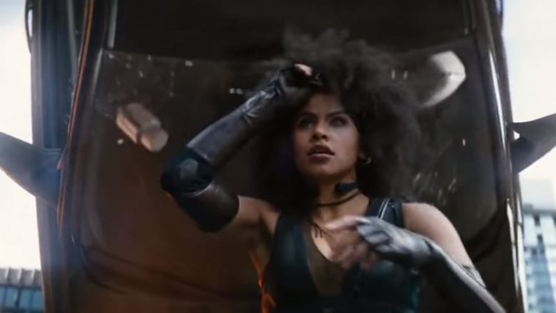 domino zazie beetz deadpool luck scene