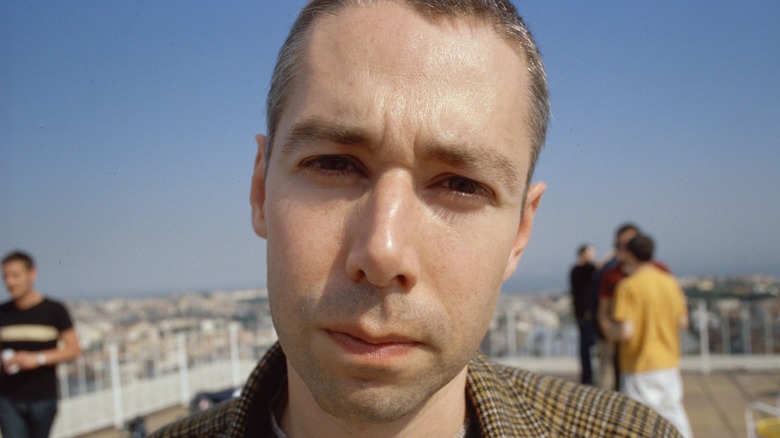 Adam Yauch looking at camera