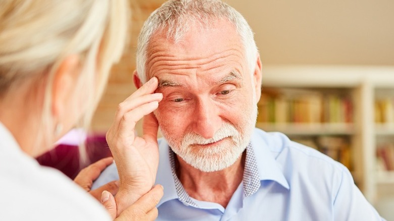Senior with dementia