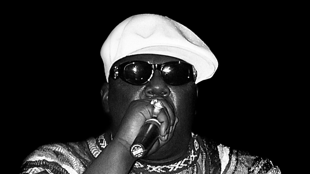 Biggie Smalls rapping