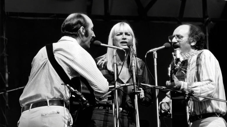 Peter, Paul, and Mary performing