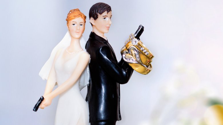 Police wedding cake topper