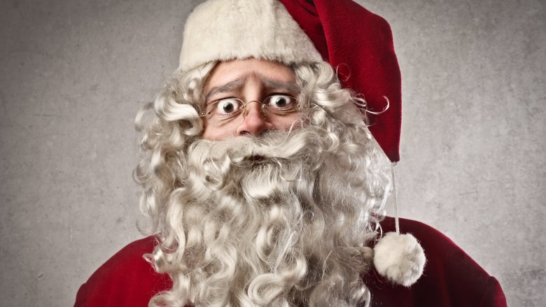 santa claus scared