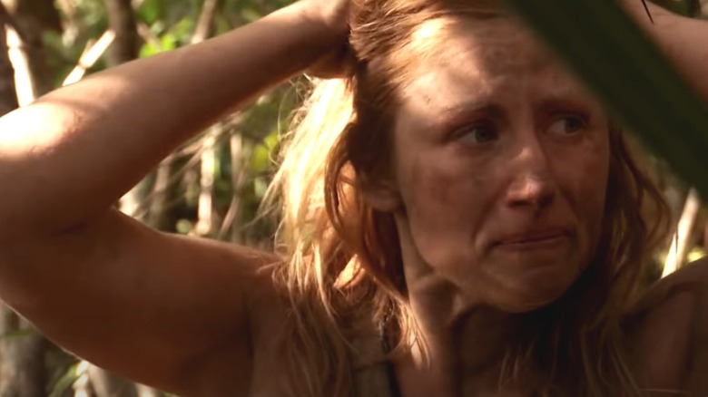 Honora Bowen getting upset on Naked and Afraid